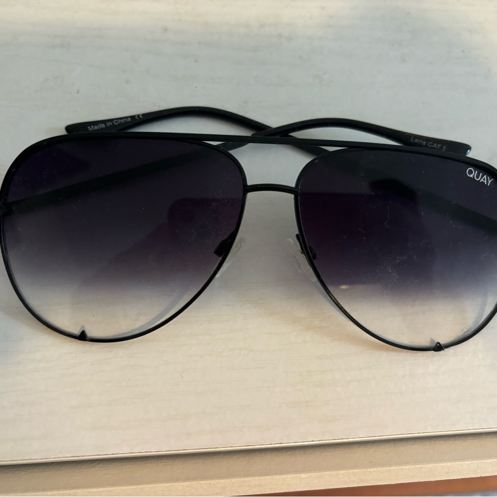 Quay Australia Black Gradient Sunglasses